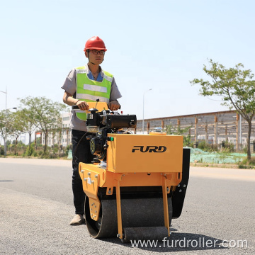 Small Road Roller Vibrator Compactor Hand Push Asphalt Roller FYL-600